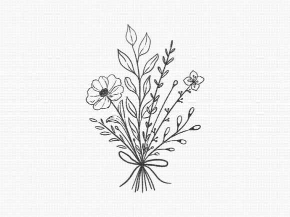Download Floral Bouquet SVG Flower Clipart - Floral bouquet Collection